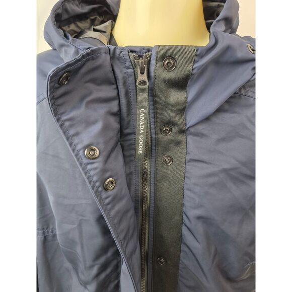 Canada Goose Women's Atlantic Navy Blue Minden Windproof Jacket Size Large - Picture 8 of 9
